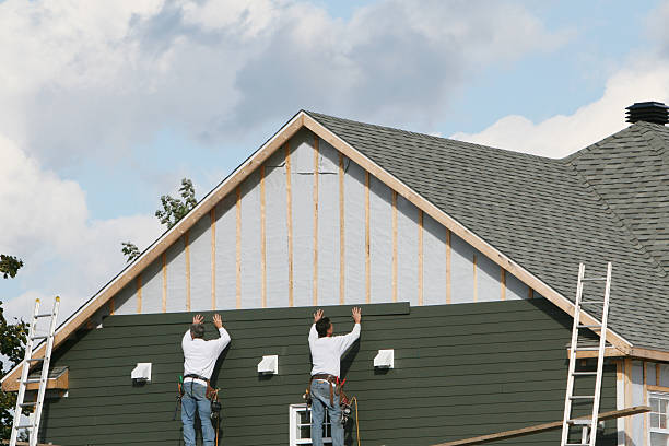 Professional Siding Repair technician working in Flat Rock, NC